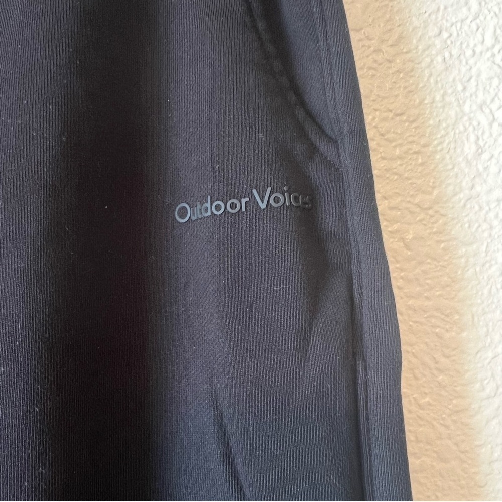 Outdoor Voices Thick Jogger Drawstring Pockets Sweatpants Black Women's Size M - Picture 2 of 8